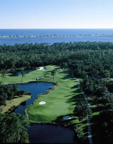Aerial view from Peninsula Golf & Racquet Club