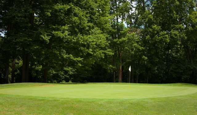 A view of a green at Bear Chase Golf Club