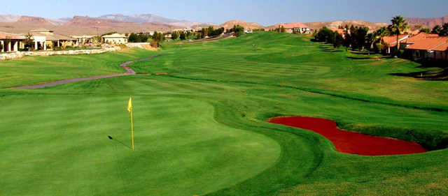 A view of a hole at Sunbrook Golf Club.