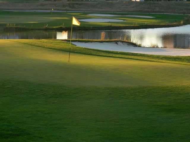 A view of a green at Back Creek Golf Club