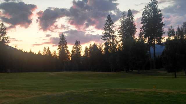 A view from a tee at Trestle Creek Golf Course