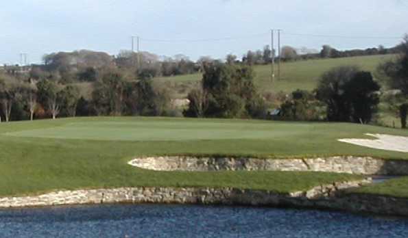 A view over the water of the 11th hole at East Cork Golf Club