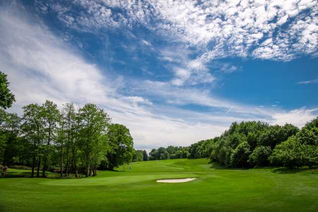 View of a green from Trentham Park Golf Club.