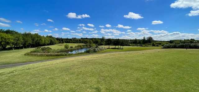 A view from Berrington Hall Golf Club.