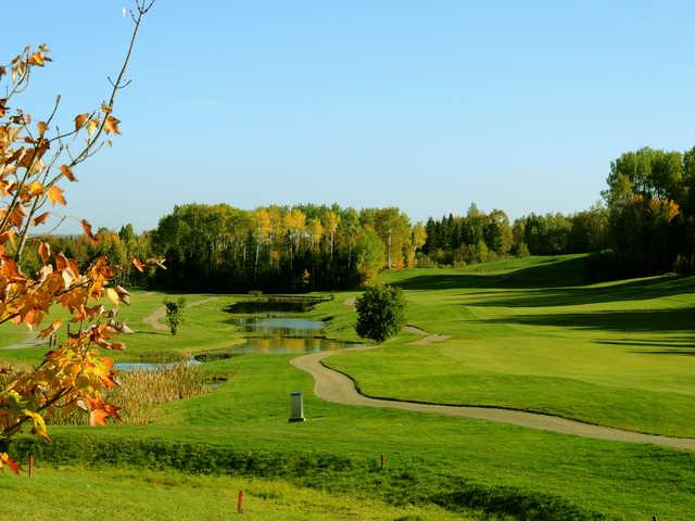 A sunny day view from Squire Green Golf Club