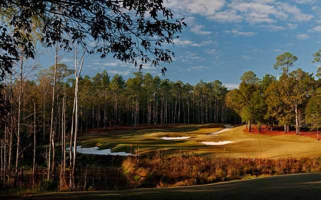 A view of the 9th fairway at Falls Course from Magnolia Grove Golf Club