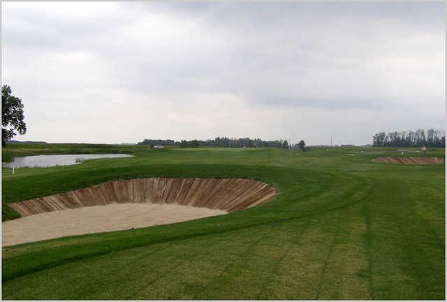 A view from a fairway at Bakker Crossing Golf Course