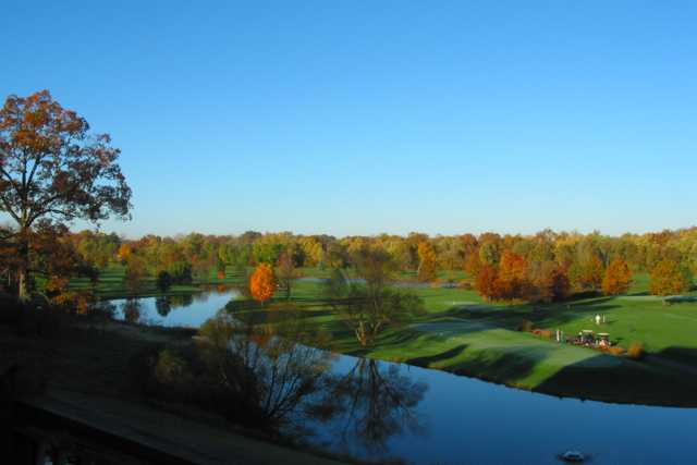 A view over the water from River Glen Country Club