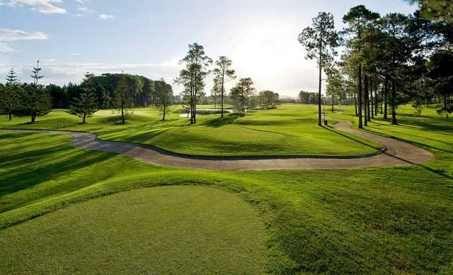 A view from Sanctuary Cove Resort.
