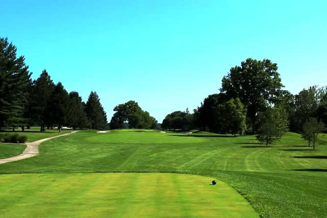 A view from a tee at Wilmington Country Club