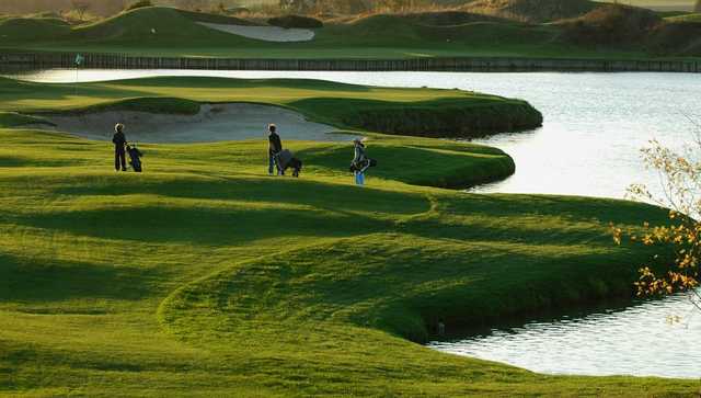 A view from Stade Francais Courson Golf Club.