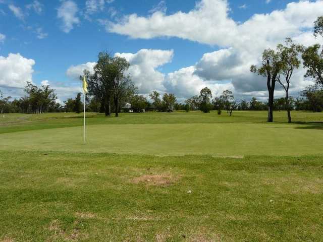 View of a green at Roma Golf Club