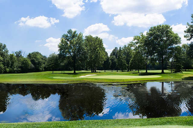 A view over the water from Meridian Hills Golf Club