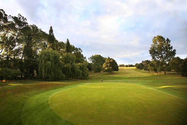 Behind the green at Haste Hill Golf Course