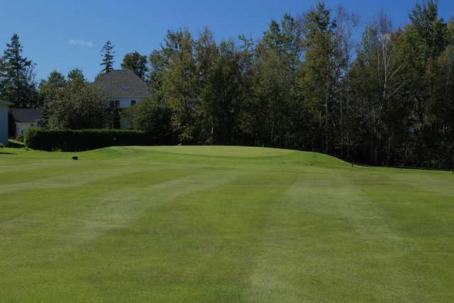 A view of green #7 at Gage Golf Club