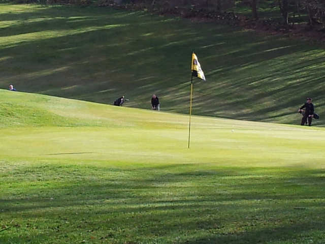 A view of the 7th hole at Bridge of Allan Golf Club.