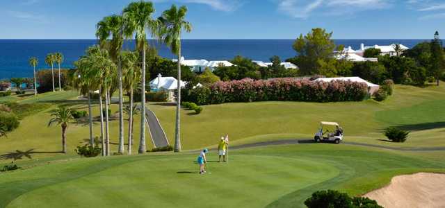 A view of a hole at Turtle Hill Golf Club.