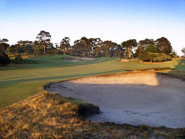 A view of fairway #10 at Victoria Golf Club