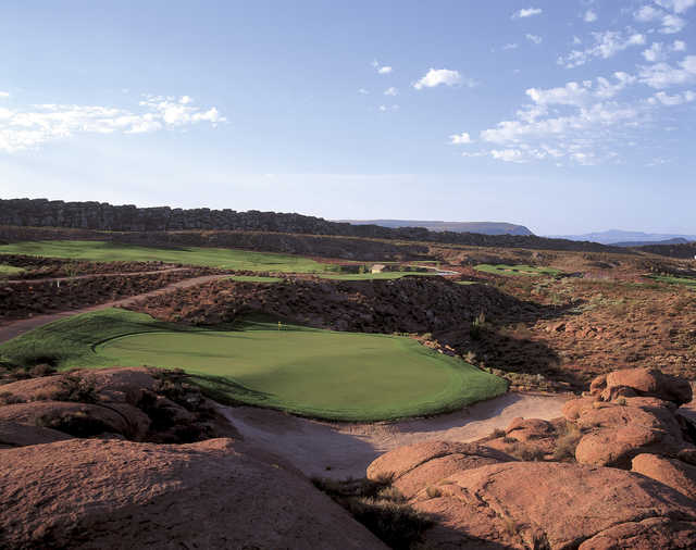 View of the 6th hole at Coral Canyon Golf Course