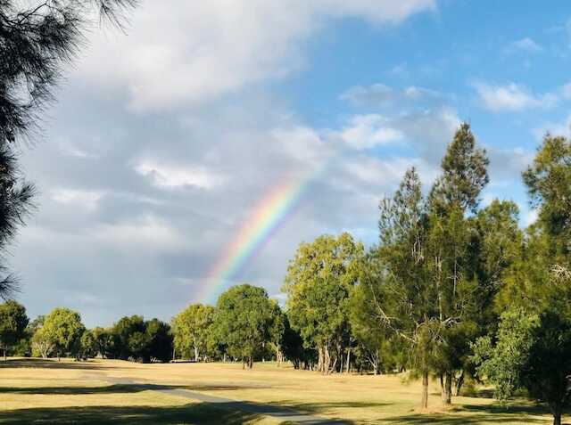 A view from Sandgate Golf Club.