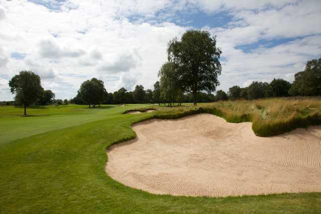 View from a fairway at Pleasington Golf Club.