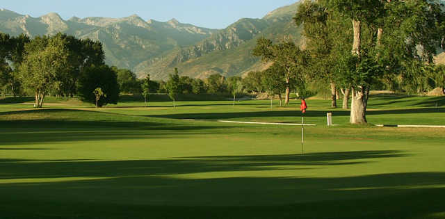 A view of a hole at Fox Hollow Golf Course.