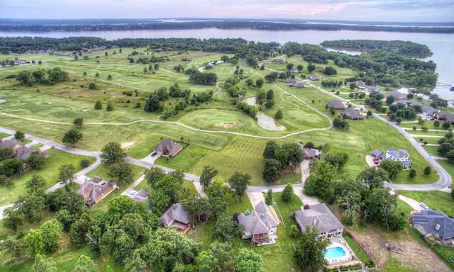 Aerial view from Patricia Island Golf Club.