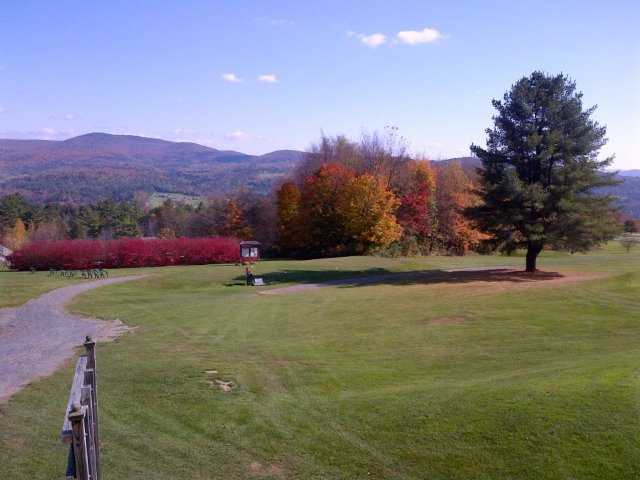 A fall view from Blush Hill Country Club