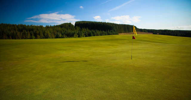 A view of a hole at Greenburn Golf Club.