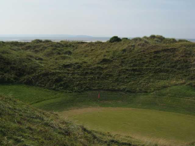 Scenic View of the 16th green at North Wales Golf Club