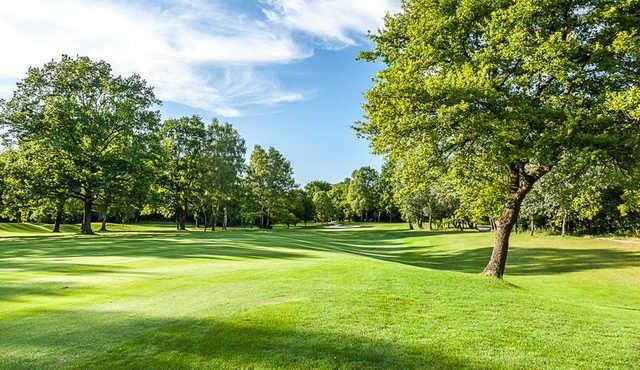 A view of fairway #2 at Rhin Golf Club.
