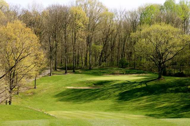 A view of green #5 at Sycamore Course from Eagle Creek Golf Club