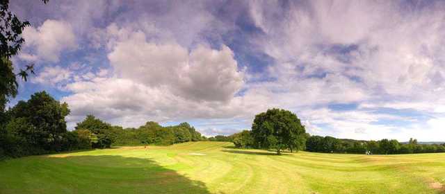 A panoramic view of the green at Tapton Park
