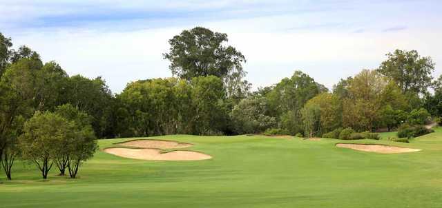 View of the 1st green at Brisbane Golf Club